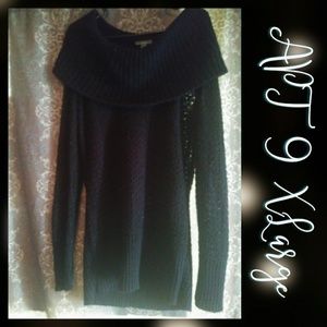 • Cowl Neck Sweater •